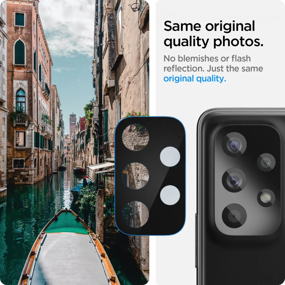 SPIGEN OPTIK.TR ZAŠTITNIK ZA KAMERU 2-KOM ZA SAMSUNG GALAXY A33 5G / A53 5G / A73 5G CRNI