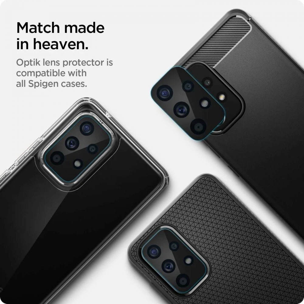 SPIGEN OPTIK.TR ZAŠTITNIK ZA KAMERU 2-KOM ZA SAMSUNG GALAXY A33 5G / A53 5G / A73 5G CRNI