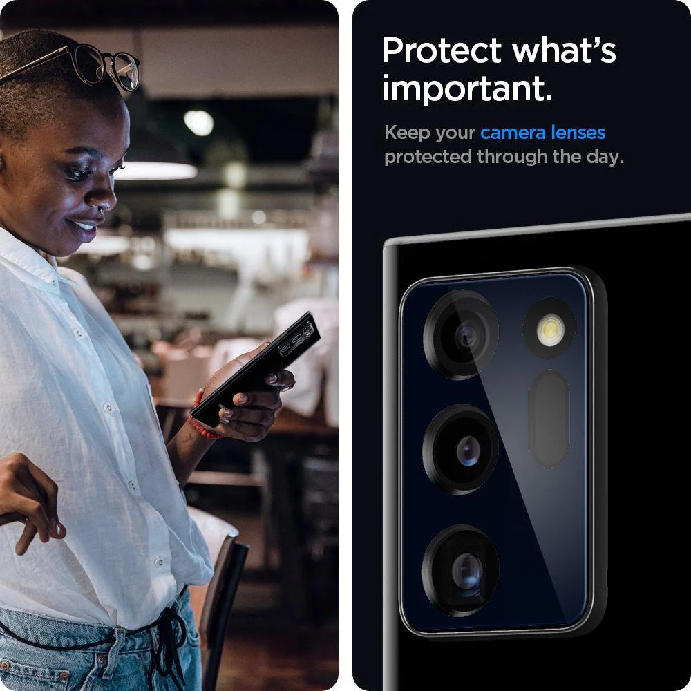 SPIGEN OPTIK.TR KALJENO STAKLO ZA KAMERU GALAXY NOTE 20 ULTRA 2 KOM