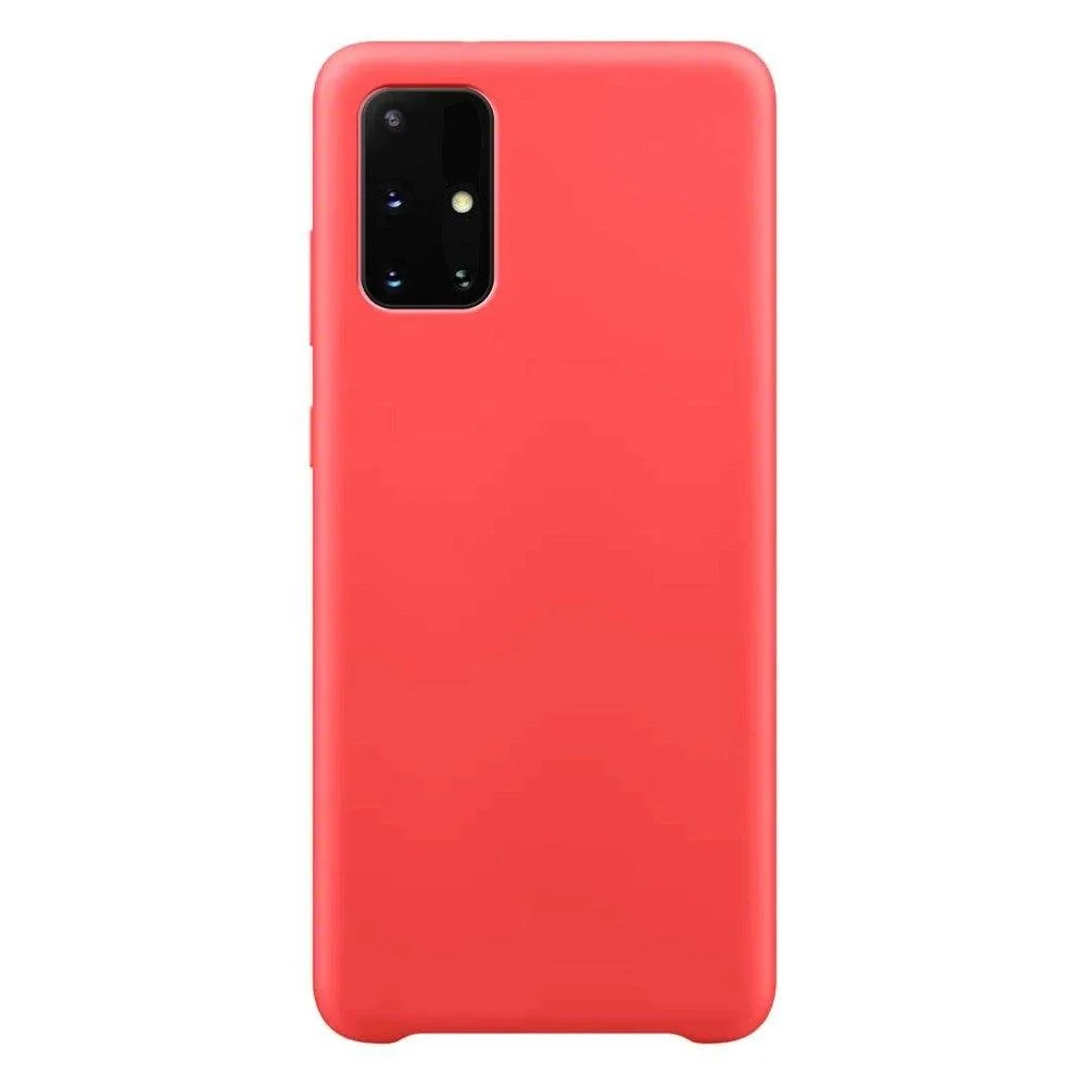 Silikonska futrola fleksibilna maska za Samsung Galaxy S21 5G crvena
