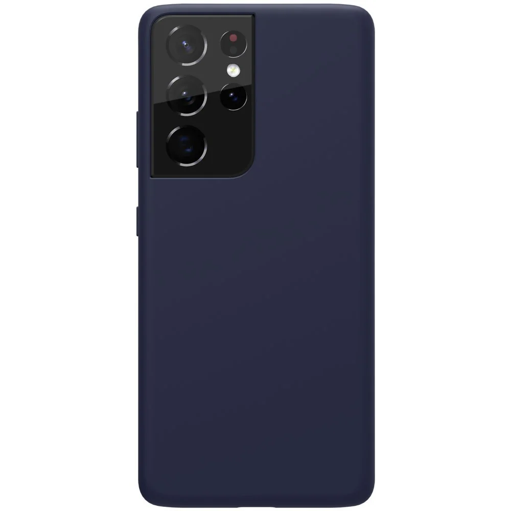 Nillkin Flex Pure Pro Liquid silikonska maska za Samsung Galaxy S21 Ultra 5G plava