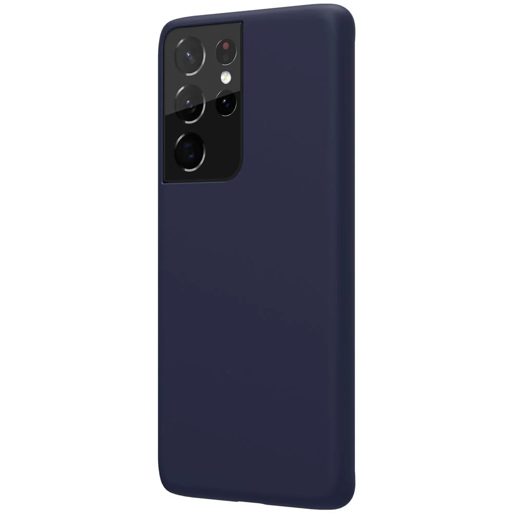 Nillkin Flex Pure Pro Liquid silikonska maska za Samsung Galaxy S21 Ultra 5G plava