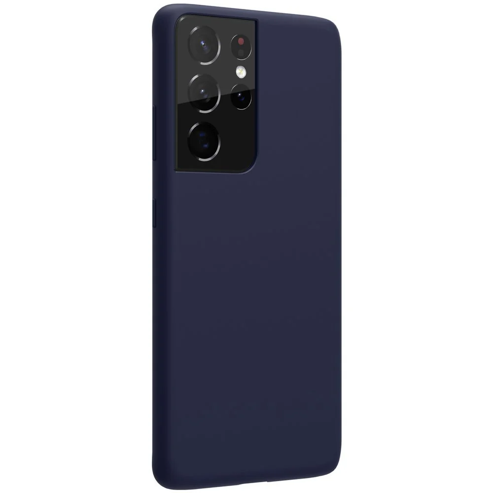 Nillkin Flex Pure Pro Liquid silikonska maska za Samsung Galaxy S21 Ultra 5G plava