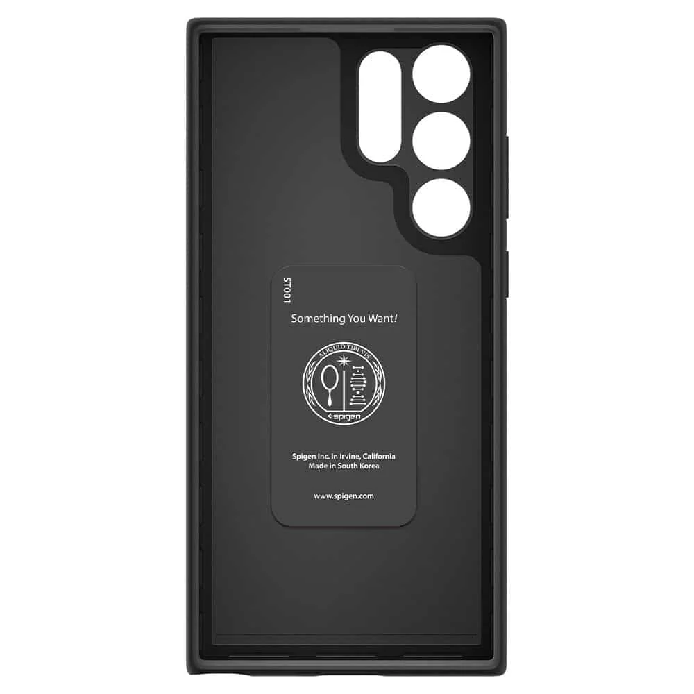 Spigen Thin Fit za Samsung Galaxy S22 Ultra – crna