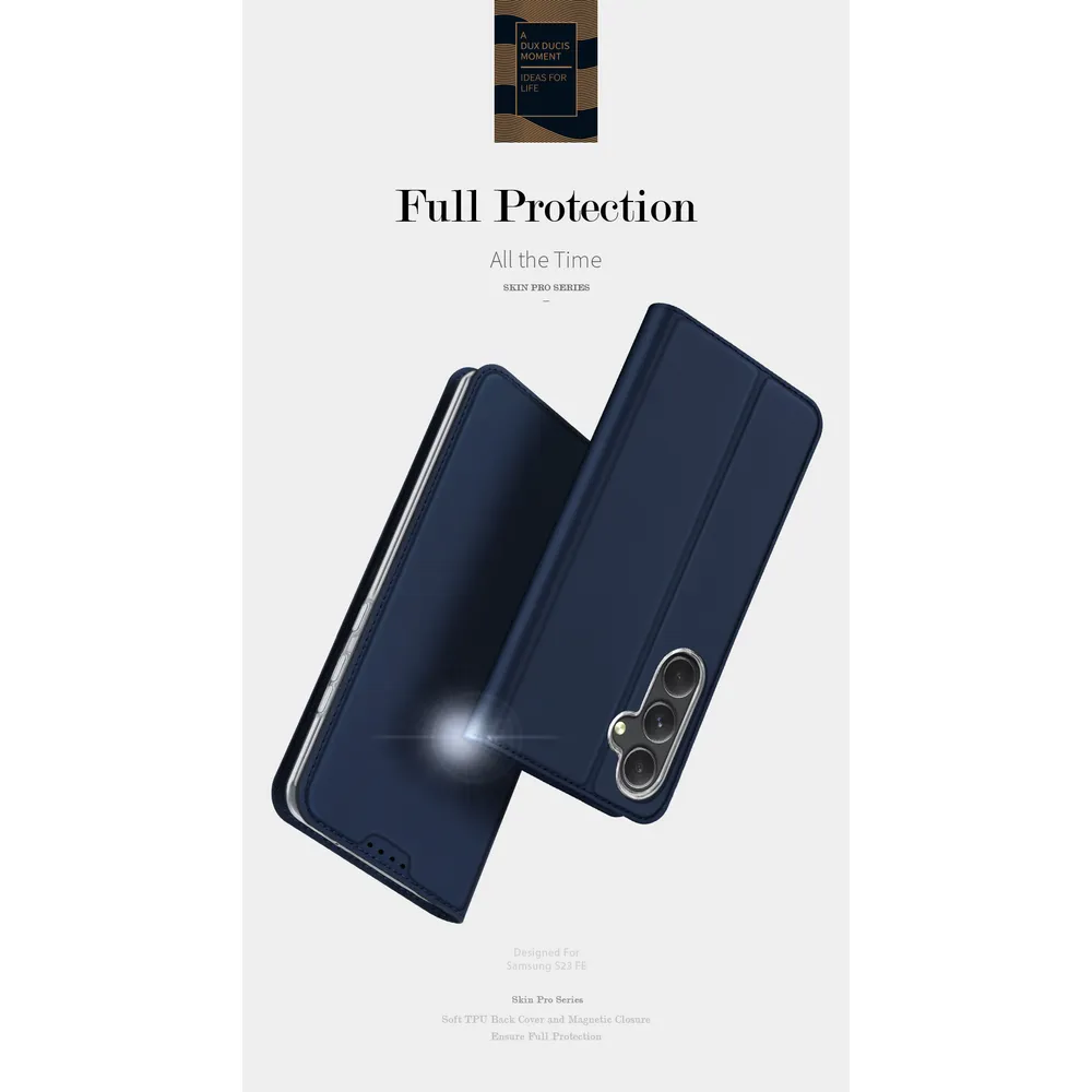 DUX DUCIS Skin Pro - maska sa preklopom za Samsung Galaxy S23 FE plava