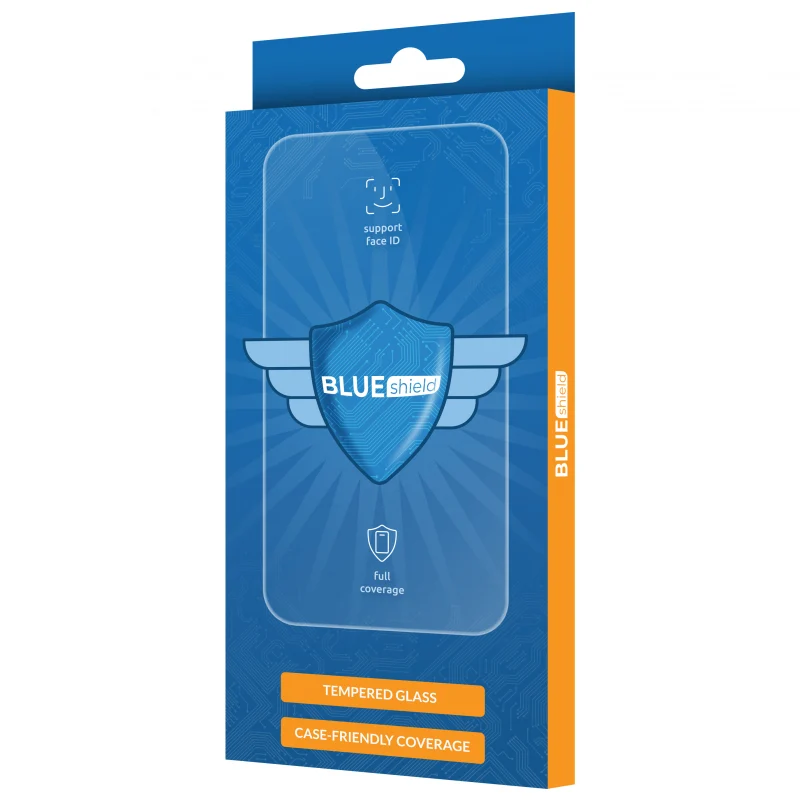 Kaljeno staklo Blue shield za Samsung Galaxy S23 FE sa crnim rubom