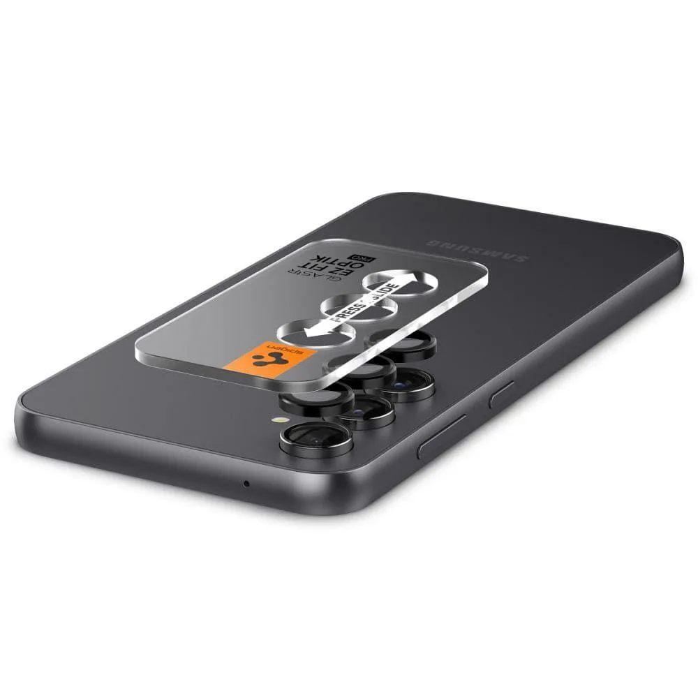SPIGEN OPTIK.TR EZ FIT Zaštita za kameru 2 kom za SAMSUNG S23 FE crna