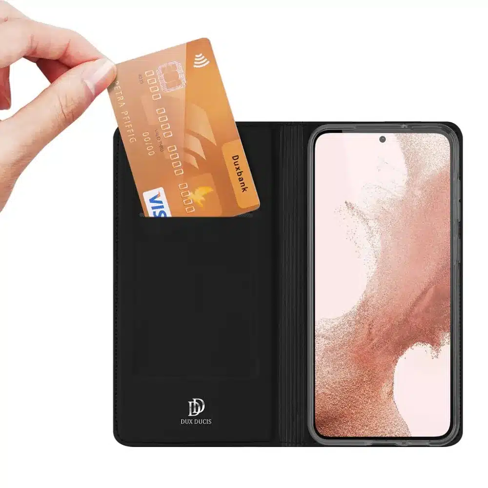 DUX DUCIS Skin Pro – preklopna torbica za Samsung Galaxy S23 crna