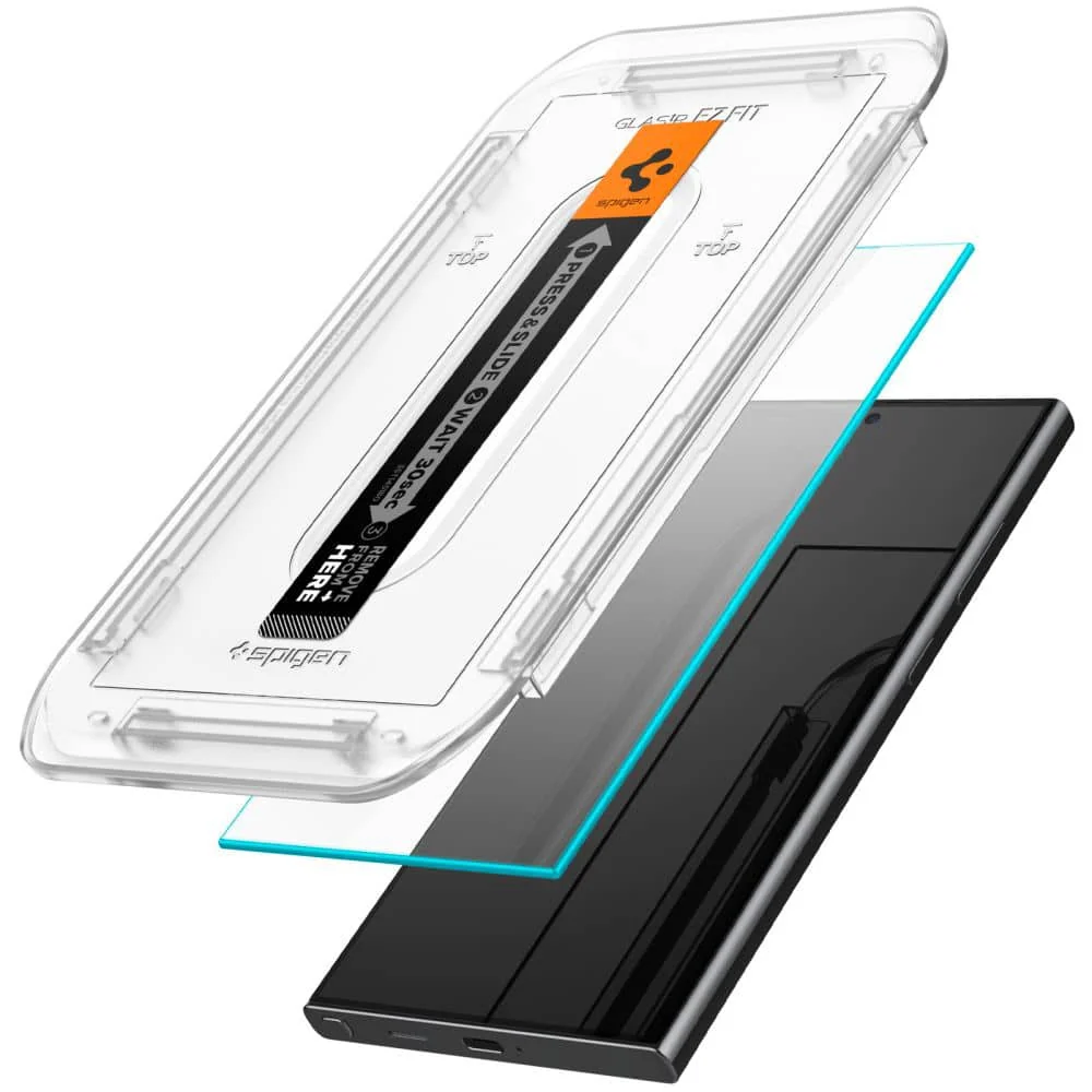 Spigen Glas.tR EZ Fit kaljeno staklo za Samsung Galaxy S24 Ultra - 2 kom.