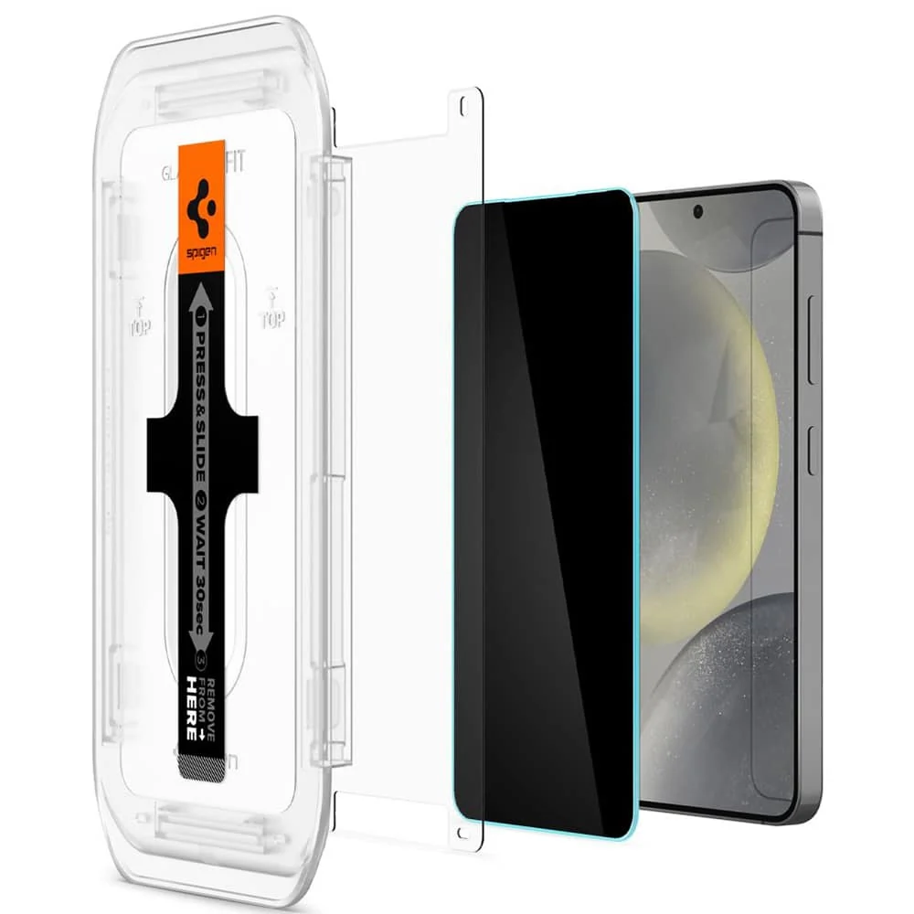 Spigen – Glas.tR EZ-FIT (2 kom) za Samsung Galaxy S24 Plus/Galaxy S25 Plus – privacy staklo