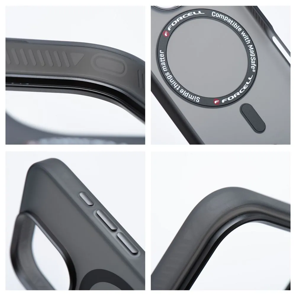 FORCELL F-PROTECT maska kompatibilna s MagSafe za SAMSUNG GALAXY S25 smoky black