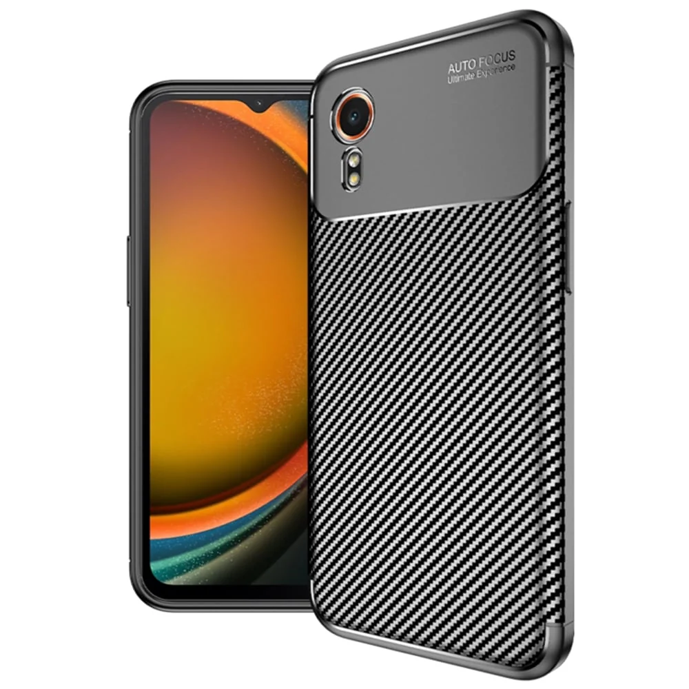 Techsuit – CarbonFiber maska za Samsung Galaxy Xcover7 – crna