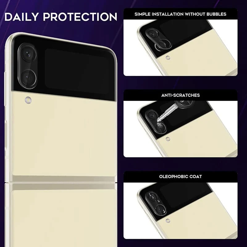 MOCOLO - Silk HD PRO staklo za kameru - Samsung Galaxy Z Flip 3 5G - crno