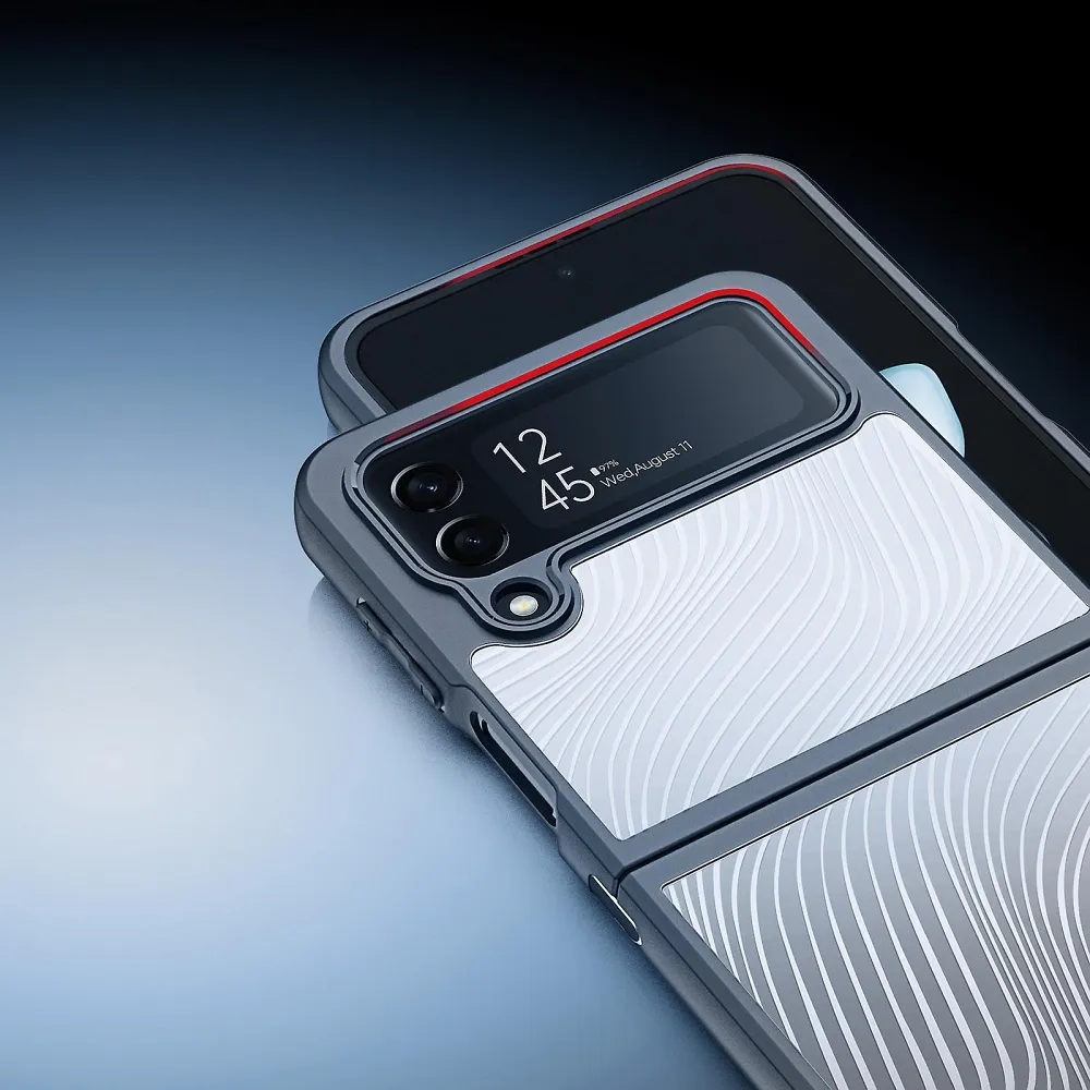 DUX DUCIS Aimo armored maska za Samsung Galaxy Z Flip4 5G crna