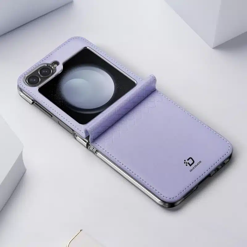 Samsung Galaxy Z Flip6 Dux Ducis Bril Flip Case maska - Ljubičasta