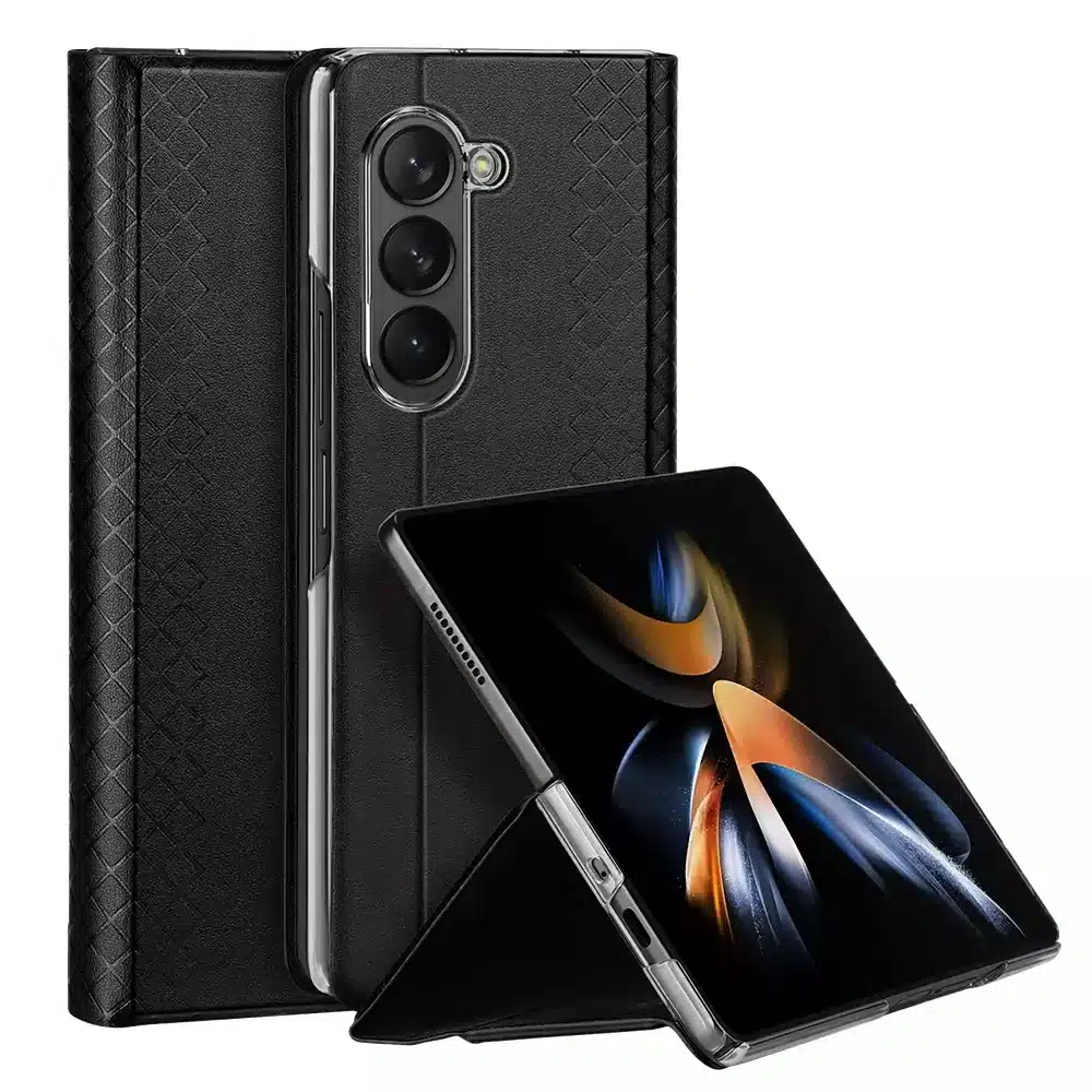 DUX DUCIS Bril - kožna maska za Samsung Galaxy Z Fold5 5G crna