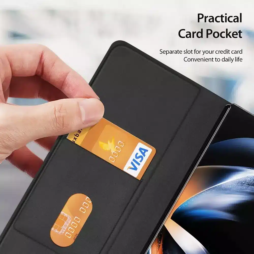DUX DUCIS Bril - kožna maska za Samsung Galaxy Z Fold5 5G crna