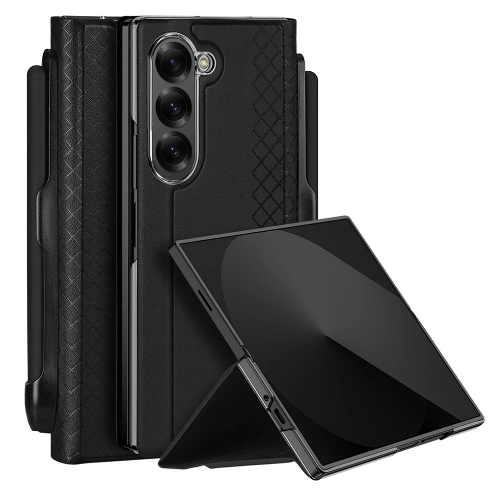 DUX DUCIS BRIL torbica s držčem za olovku za SAMSUNG GALAXY Z Fold 6 - crna