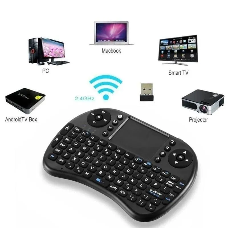 Bežična Mini Tastatura sa Touchpadom i Pozadinskim Osvetljenjem