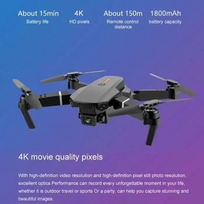 Dron E88 sa 4K Kamerom i Daljinskim
