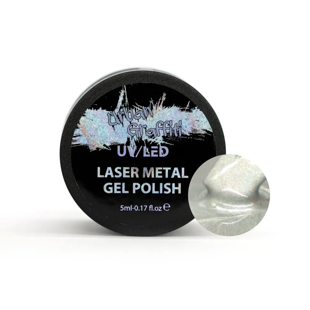 NOVI gel lak za nokte s metalnim efektom u bočici od 5 ml - Urban Graffiti