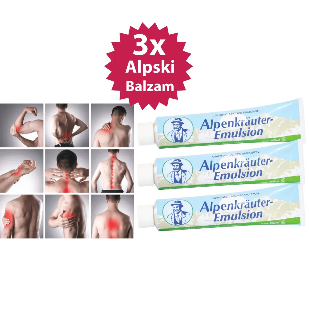 3x Alpski balzam 200ml.