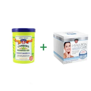 Gel od konoplje + Krema za lice s hijaluronskom kiselinom