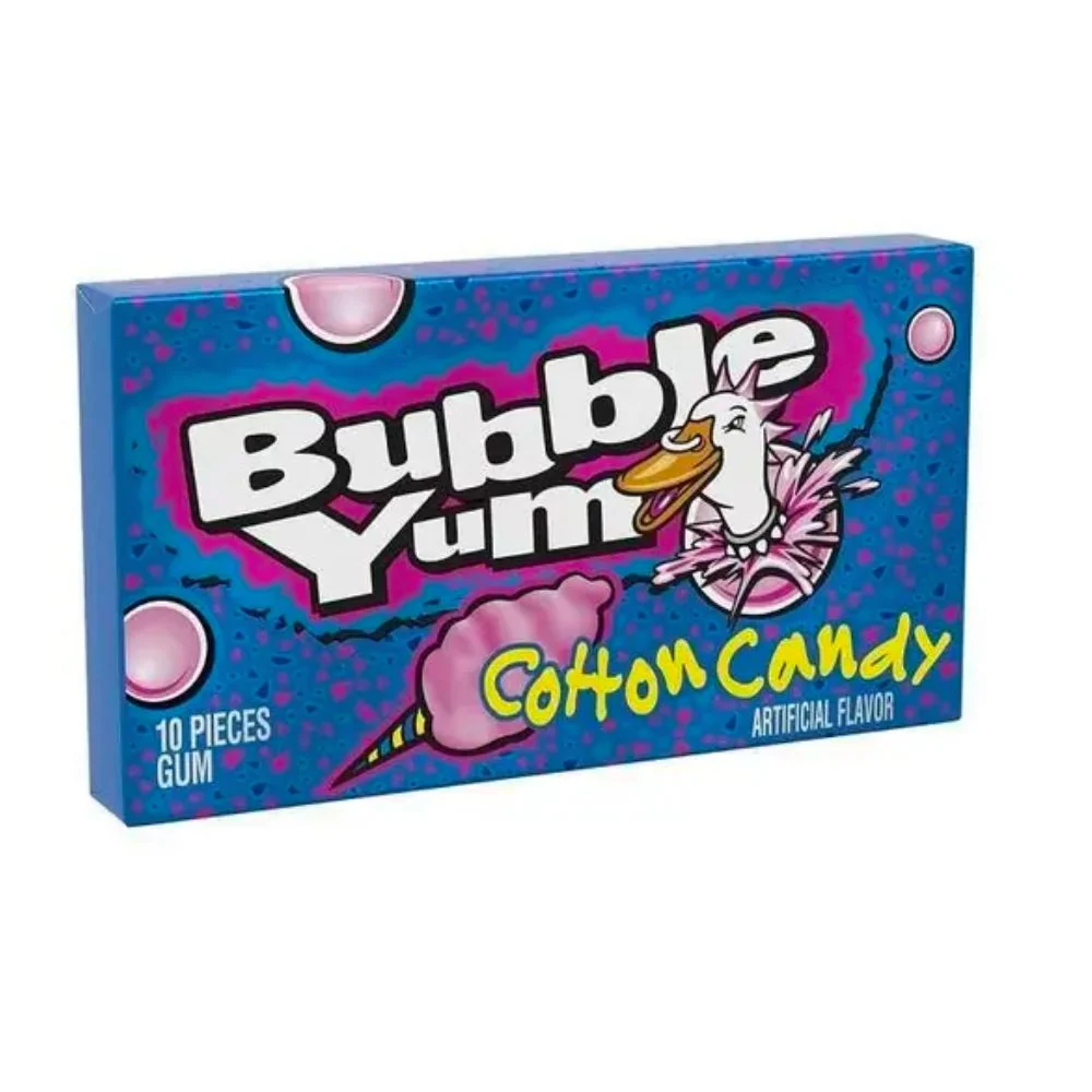 Bubble Yum Cotton Candy, 10 guma s okusom šećerne vate