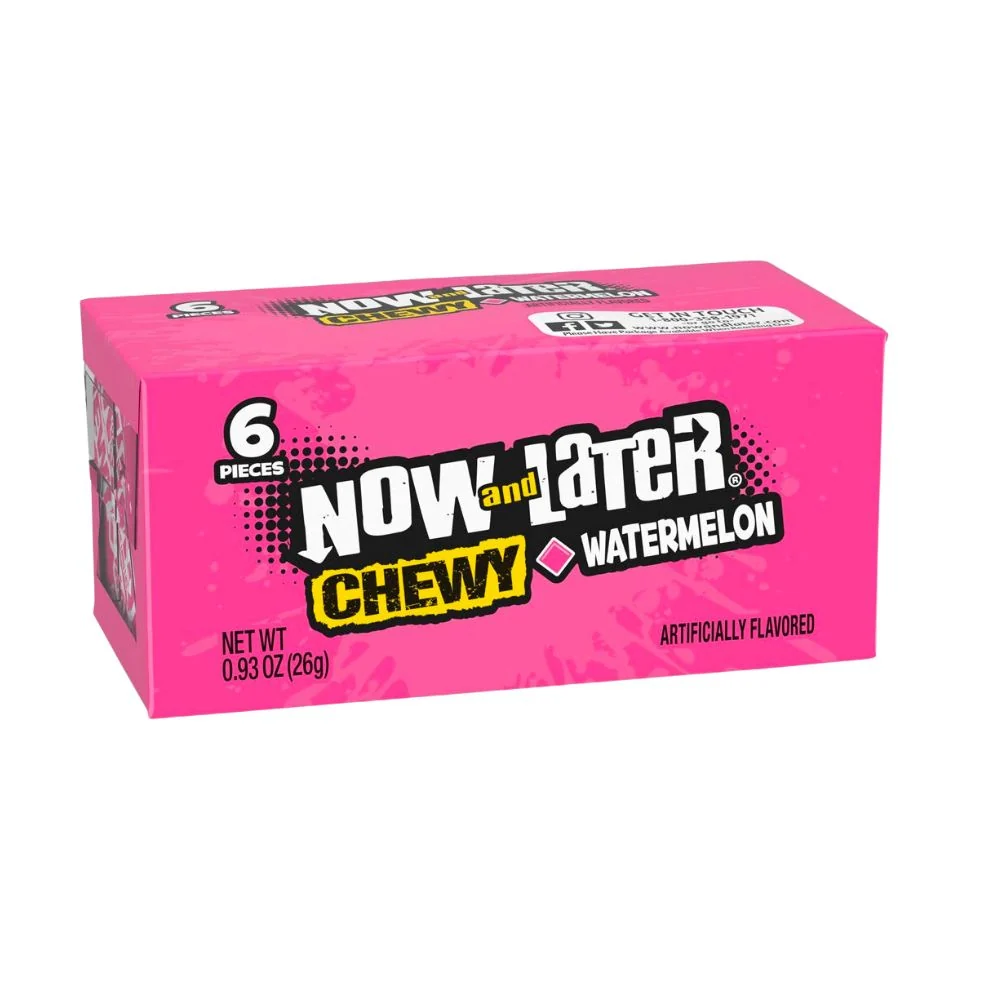 Now & Later Chewy Watermelon, guma s okusom lubenice od 26g