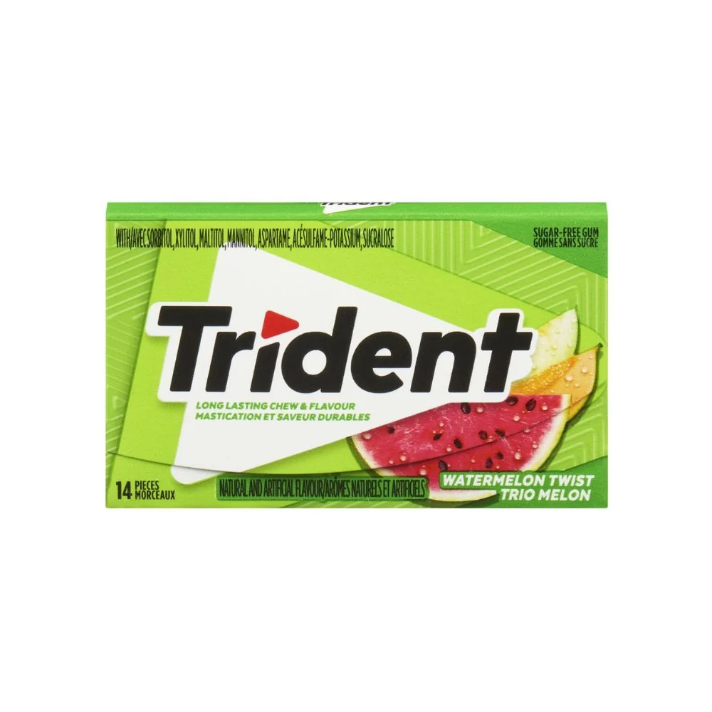 Trident Watermelon Twist, voćna žvakać guma od 28g