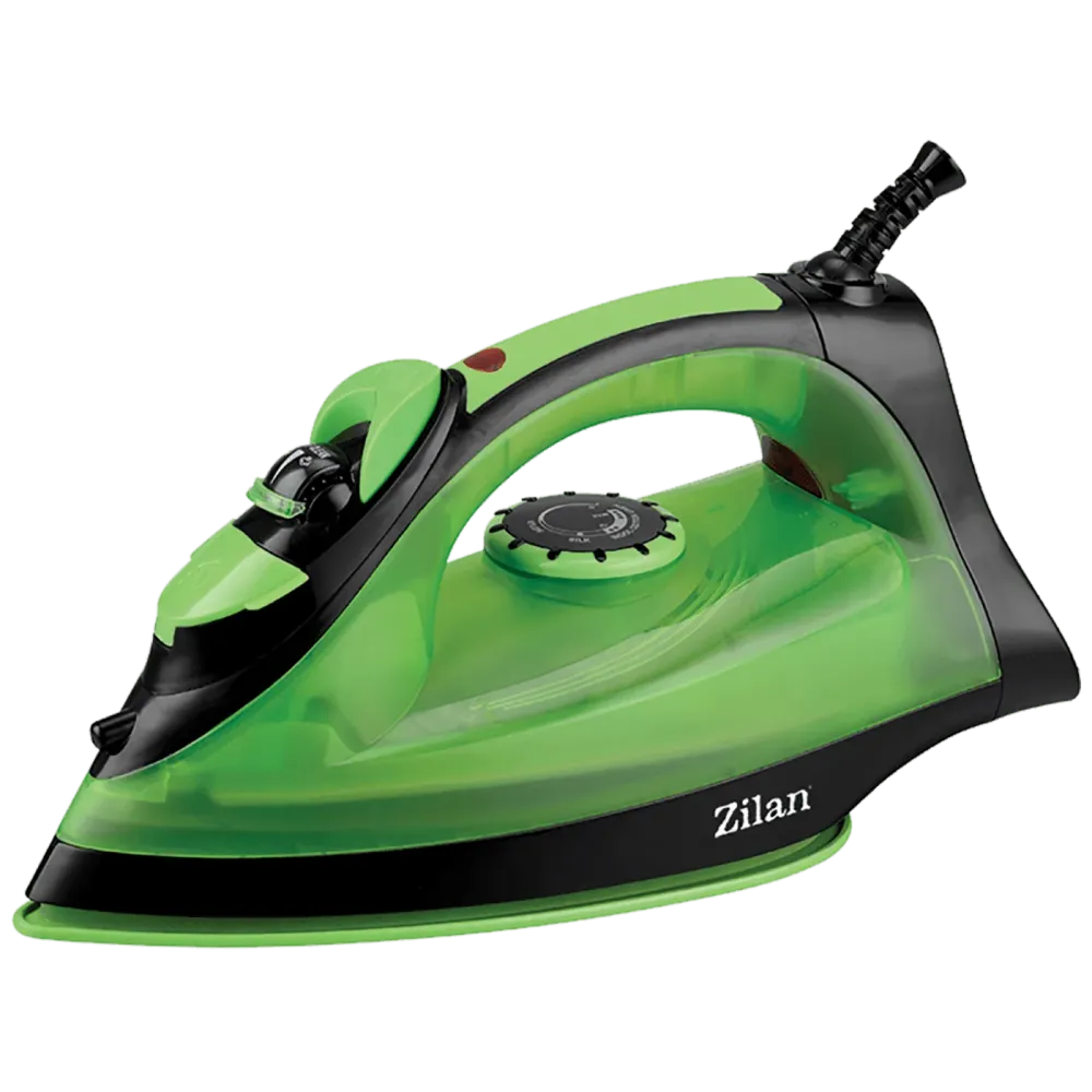 Zilan Glačalo na paru, 2200 W, Anticalc And Drip, zeleno/crna - ZLN2189