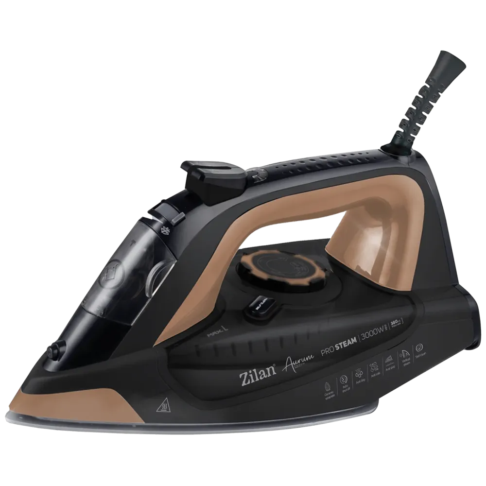Zilan Glačalo na paru, 3000W, Aurum Touch - Pro Steam Iron - ZLN4247