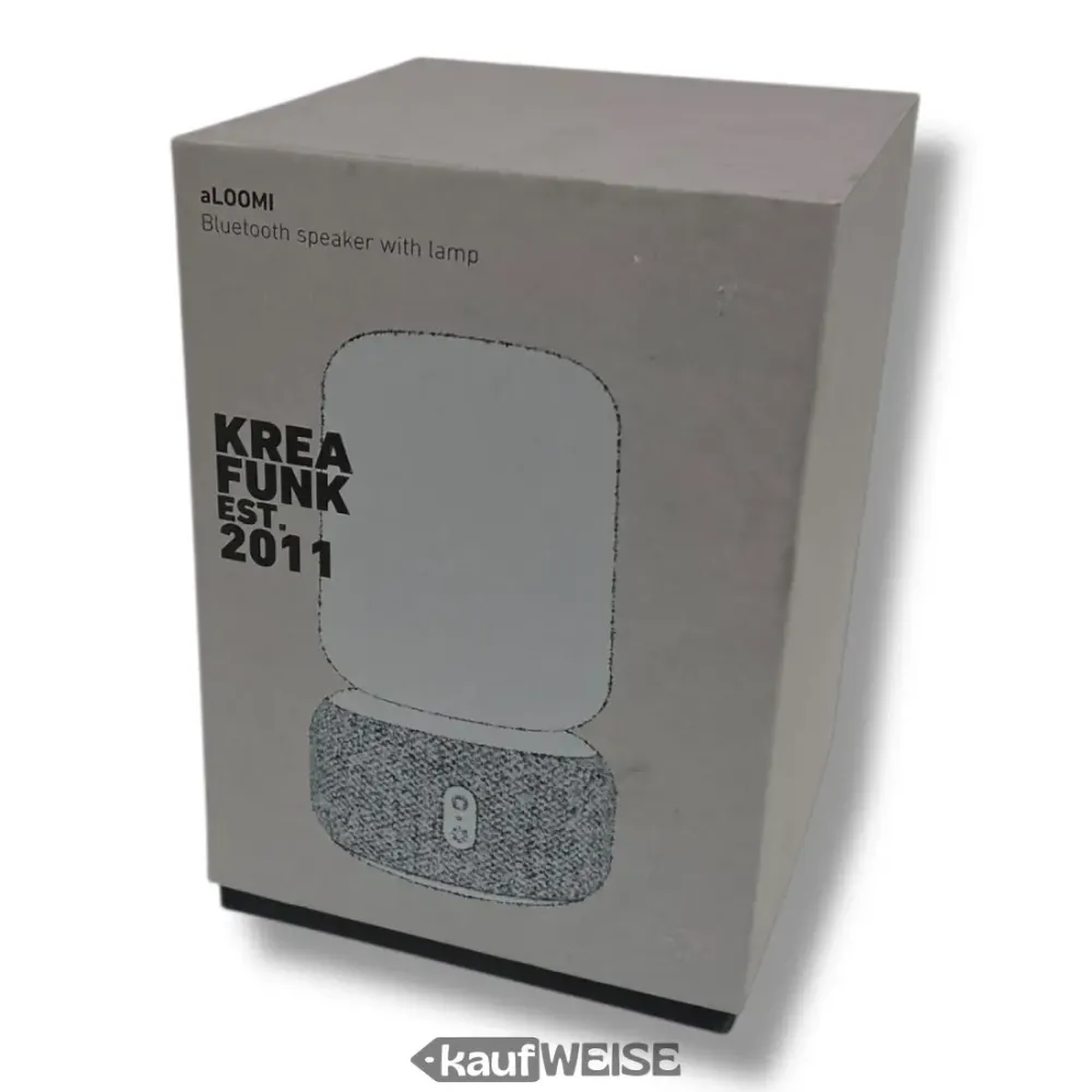 Kreafunk aLOOMI lampa za zvučnik | Mogućnost prigušivanja i IPX5 | Bluetooth i stereo uparivanje (TWS)