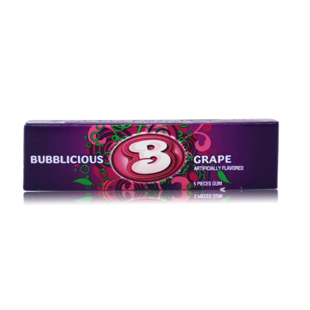 Bubblicious Grape, žvakać guma X5 s grožđem od 40g