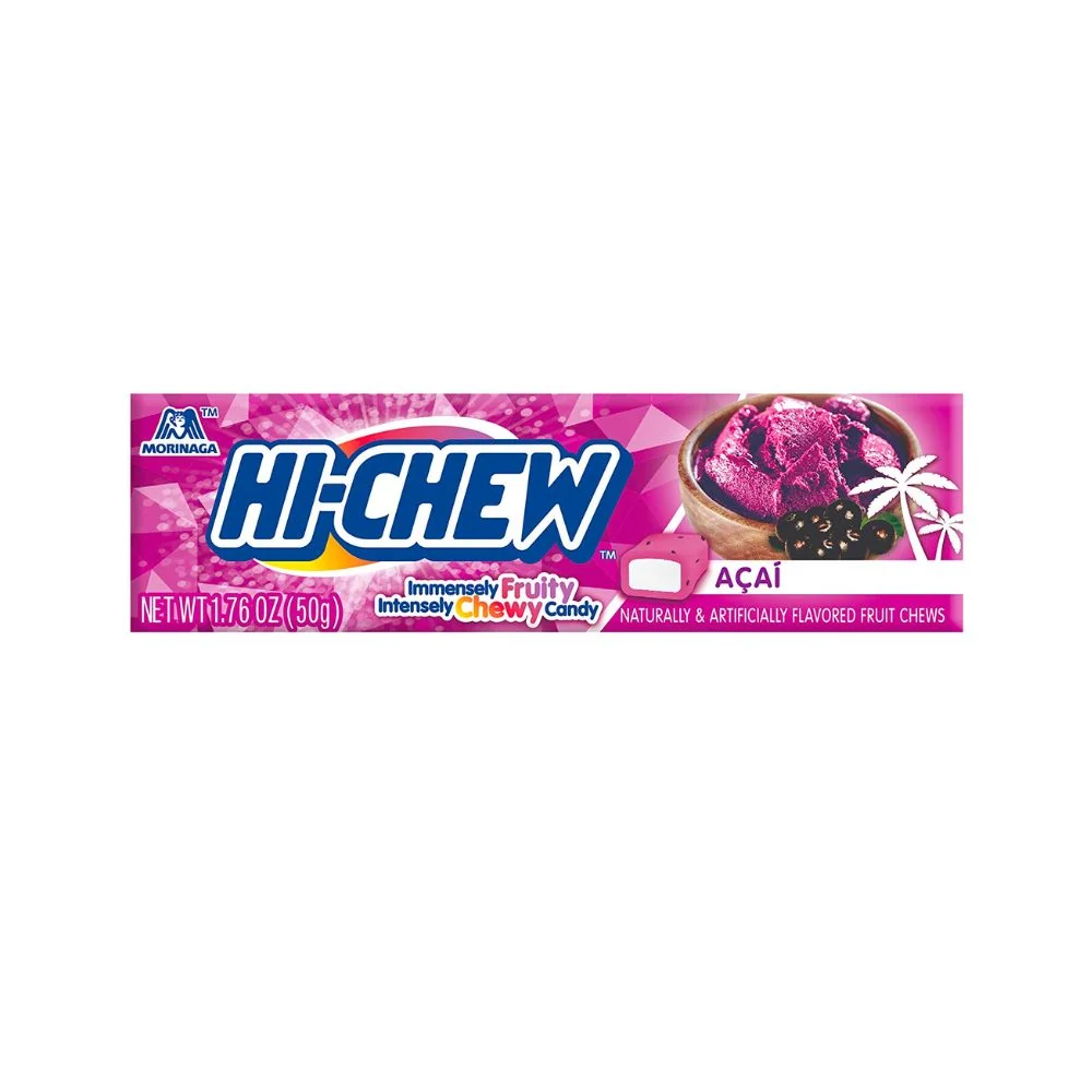 Hi Chew Acai, žvakać guma s okusom acai bobica od 50g