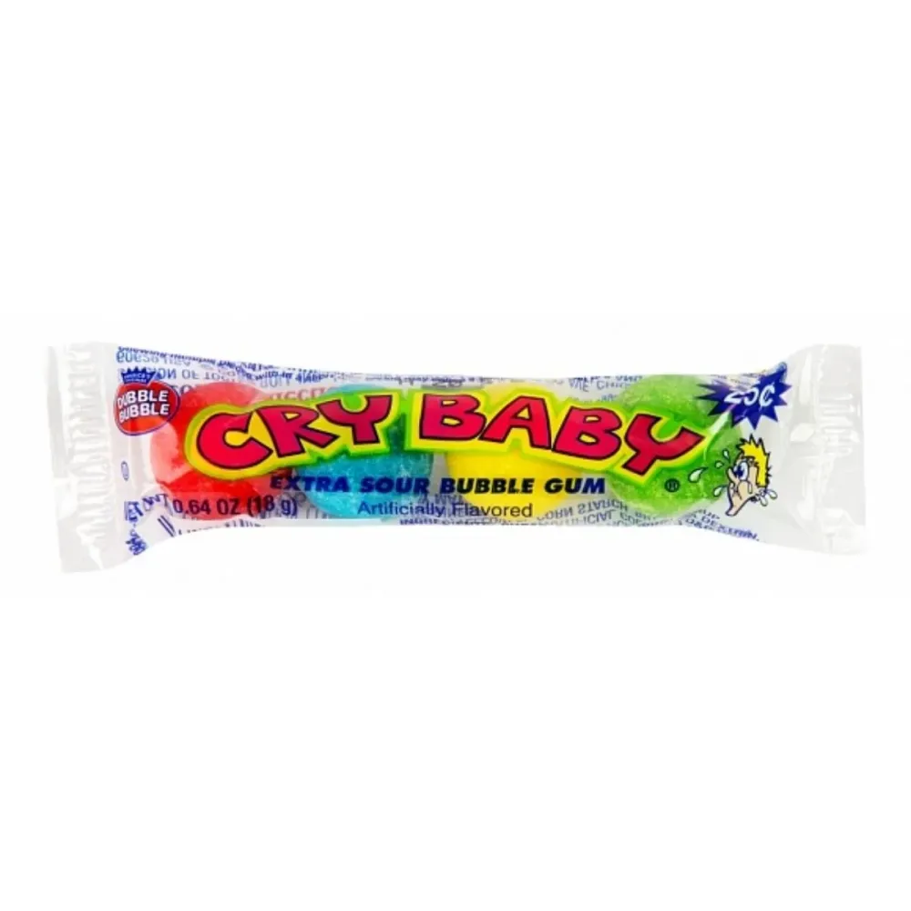 Cry Baby Extra Sour Bubble Gum, voćne gume od 18g
