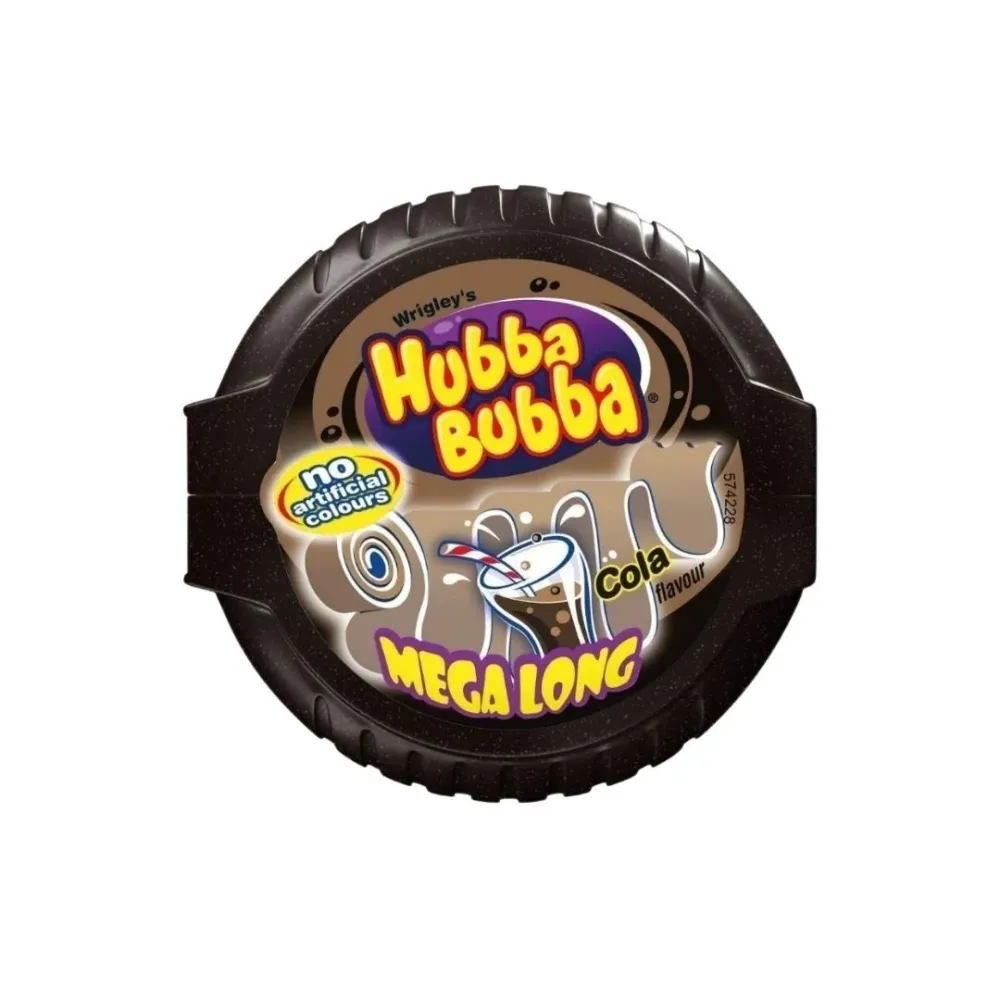 Hubba Bubba Coca Cola Mega Long Tape, žvakać guma s okusom coca cola od 56g