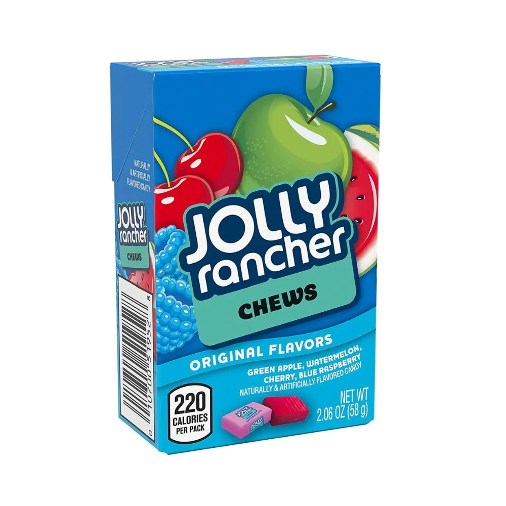 Jolly Rancher Chews Original Fruit, voćne žvakaće gume od 58g