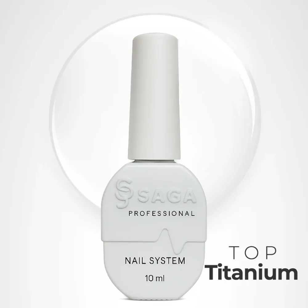 Top Coat Titanium 10 ml Saga Professional
