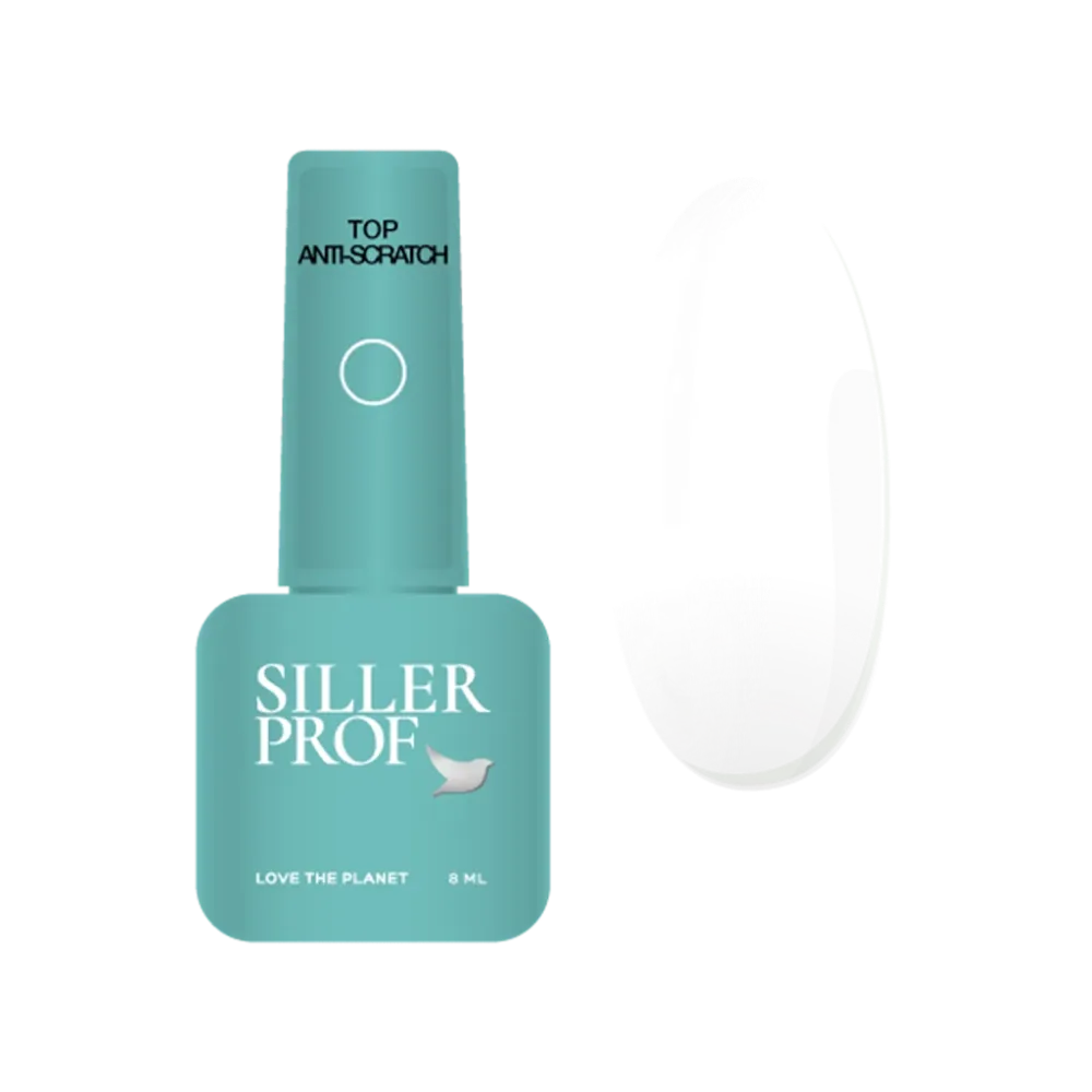 Top Coat bez ljepljivog sloja ANTI SCRATCH 8 ml Siller