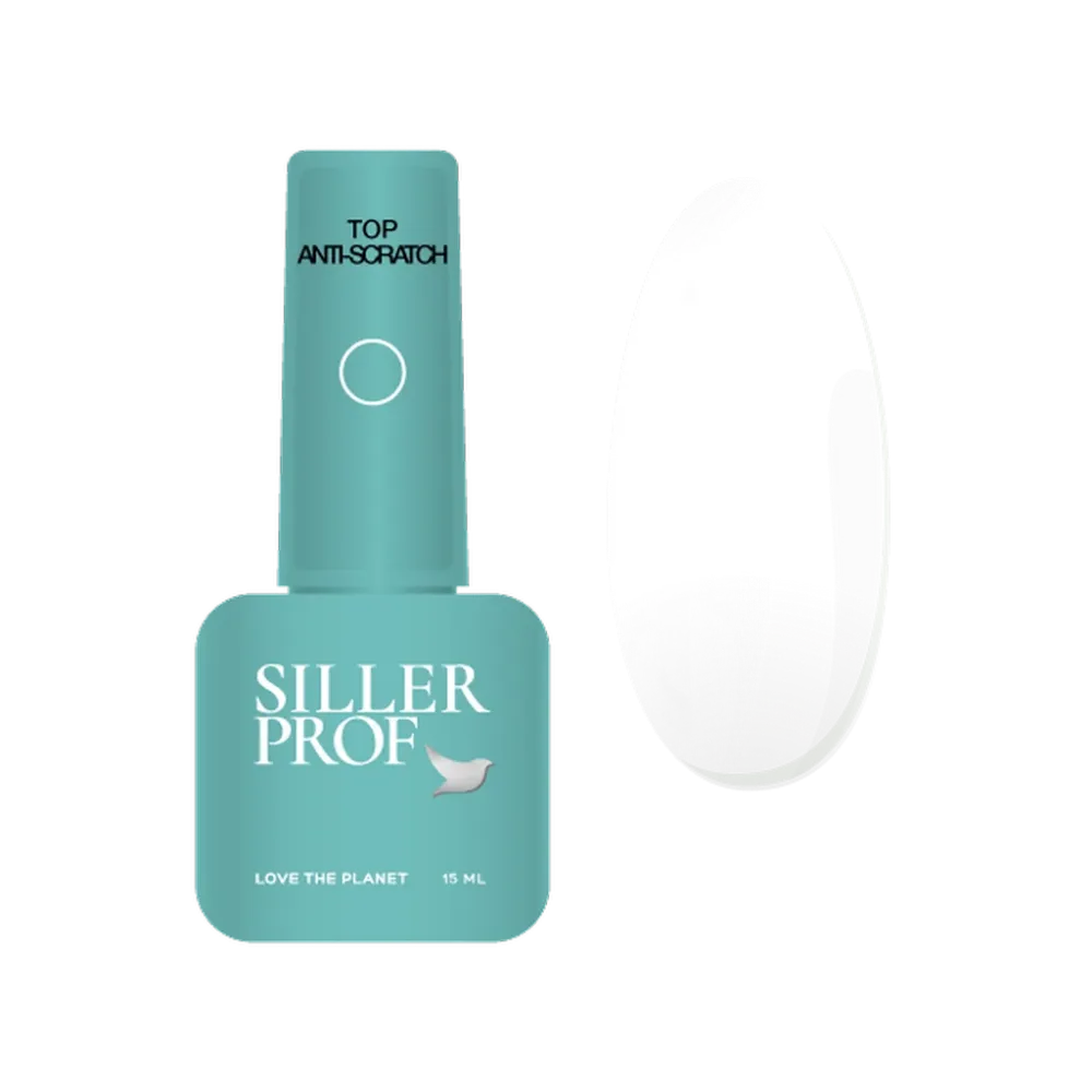 Top Coat bez ljepljivog sloja ANTI SCRATCH 15 ml Siller