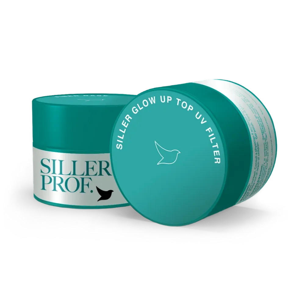 Top Coat Glow UP (UV-filter) 30 ml Siller