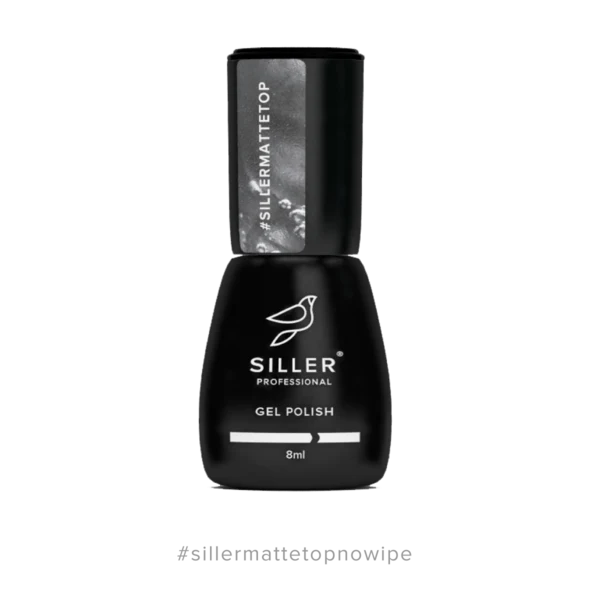 Top Coat MATTE bez ljepljivog sloja 8 ml Siller