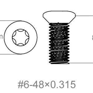 Set vijaka 3 kom | 6-48x0.315" [T10]