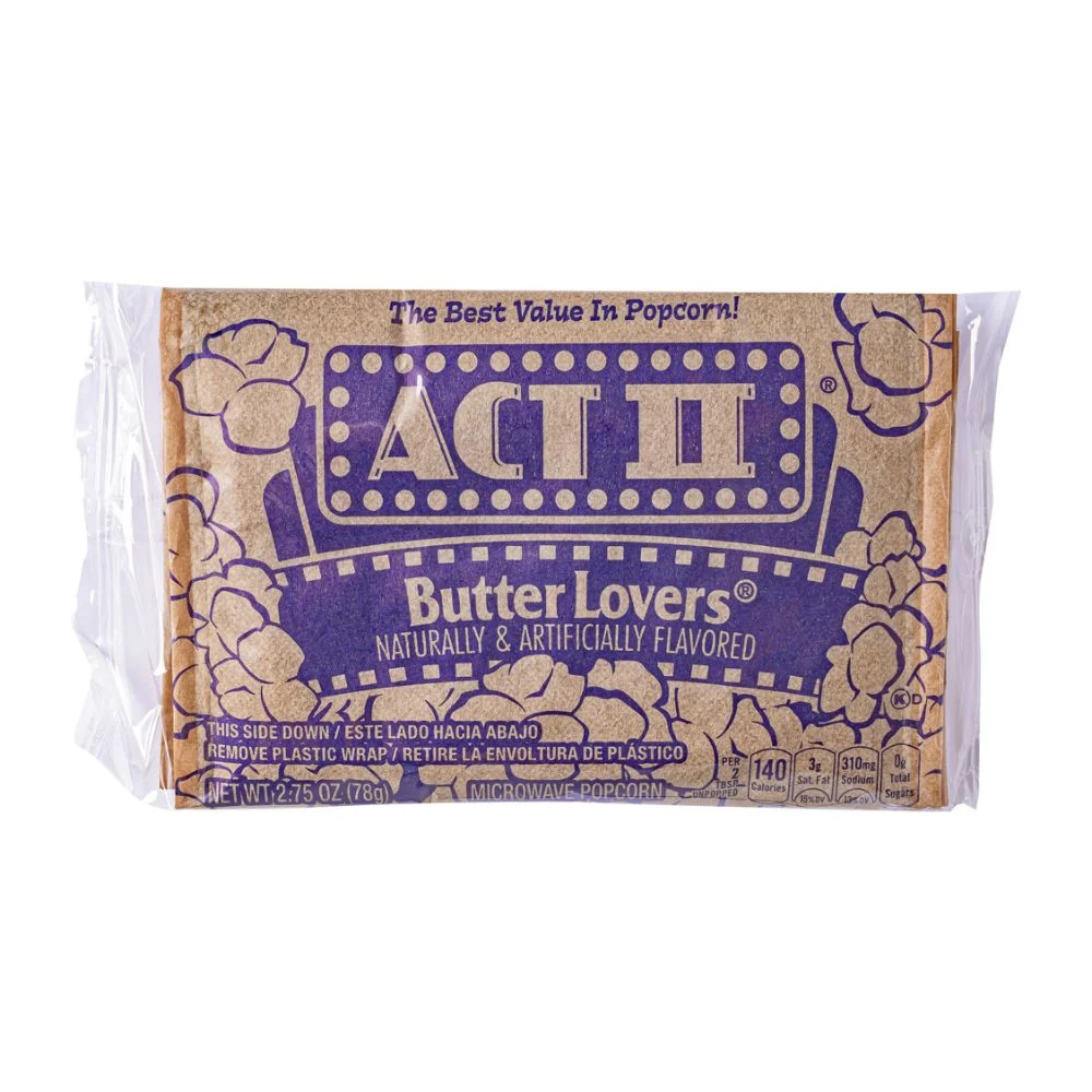 Act II Butter Lovers Microwave Popcorn, kokice s maslacem od 78g