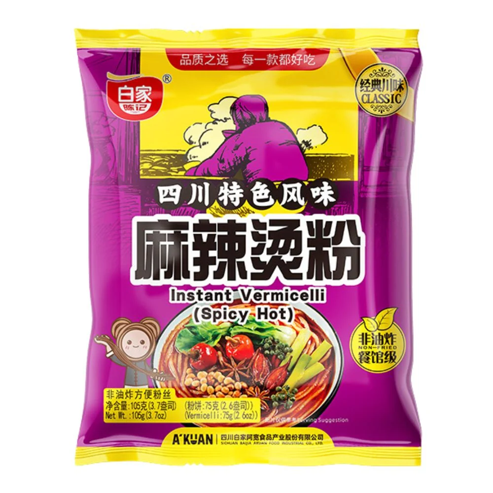 'Kuan Instant Vermicelli Spicy Hot, instant rezanci ljuti od 105g