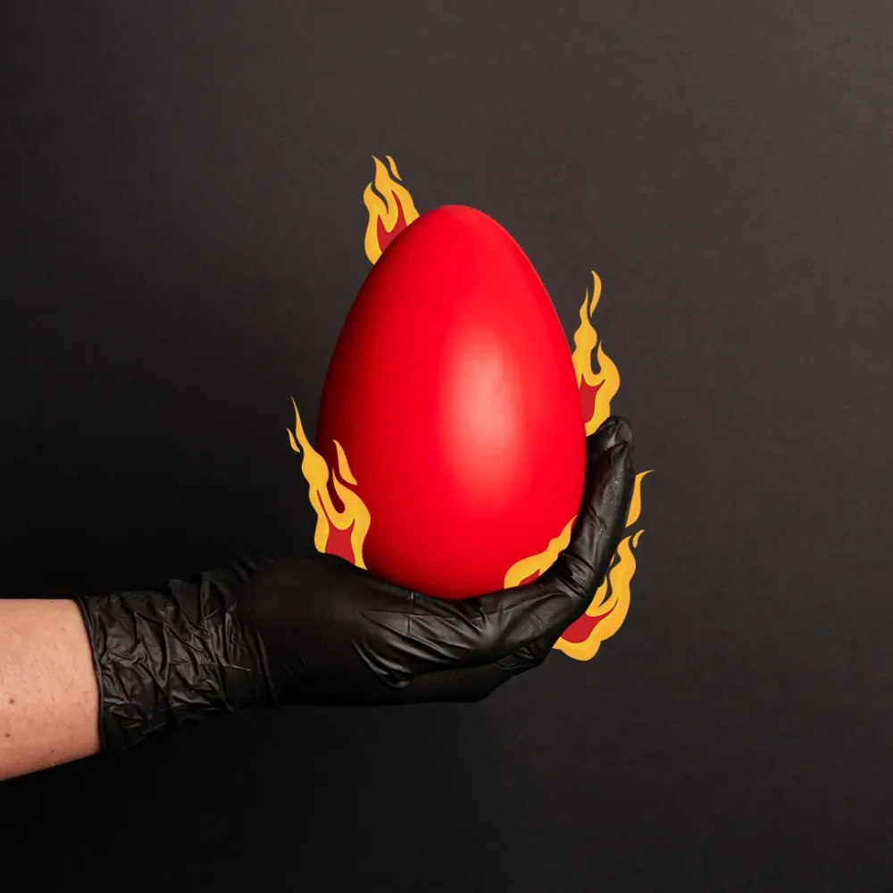 American Uncle Hot Egg Challenge, ljuta čokoladna jaja s Carolina Reaper papričicom od 150g