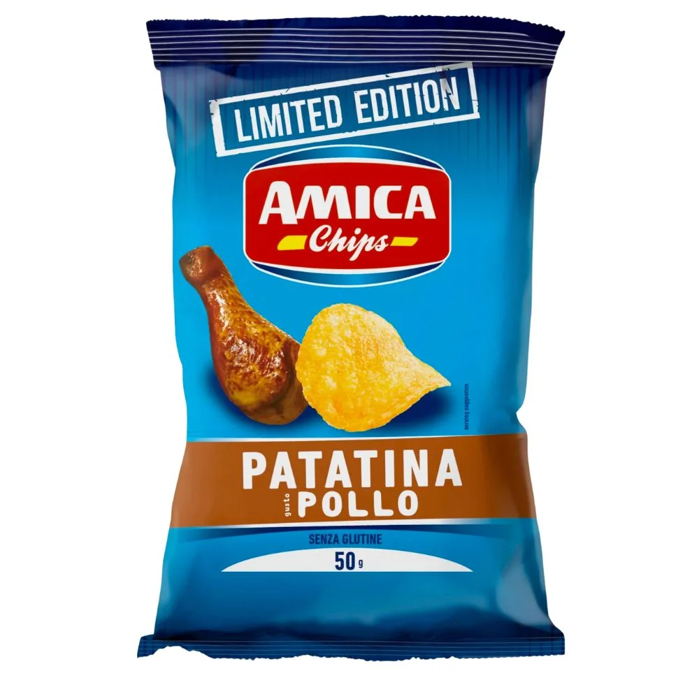 Amica Chips Pollo, čips s okusom piletine od 50g