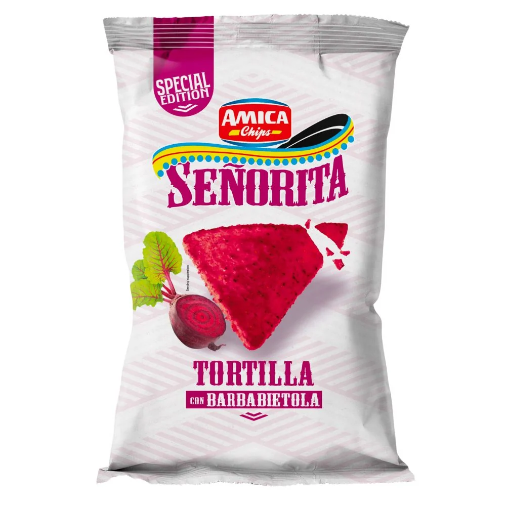 Amica Chips Senorita s Cveklom, nachosi s cveklom od 170g
