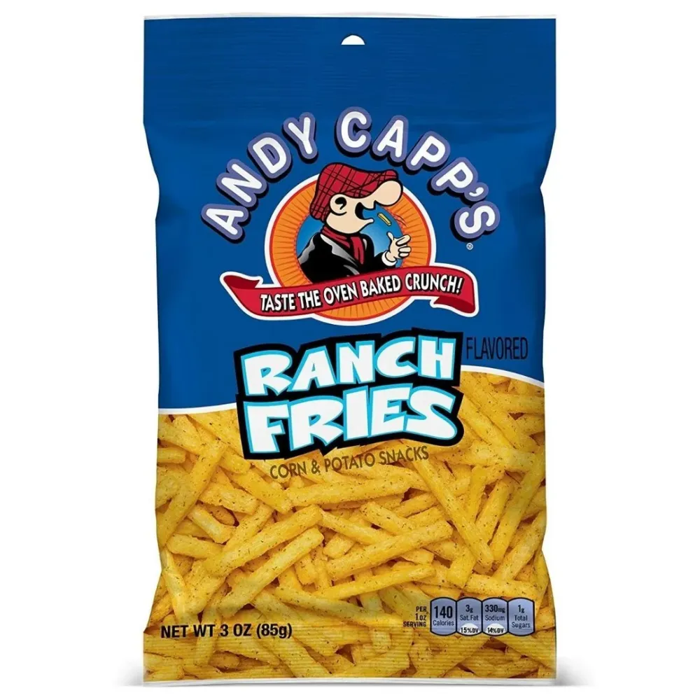 Andy Capp's Ranch Fries, češnjakovi čips od 85g